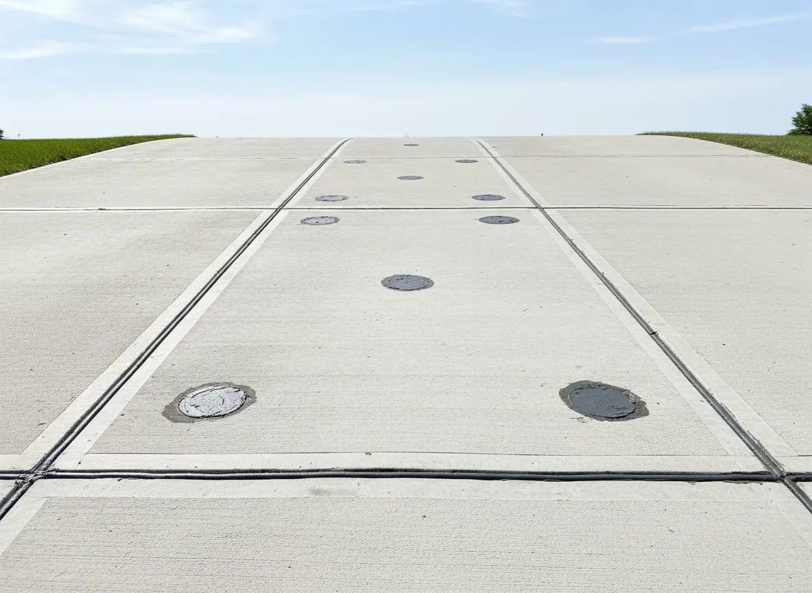 Driveway panel lift and seal in Bloomington
